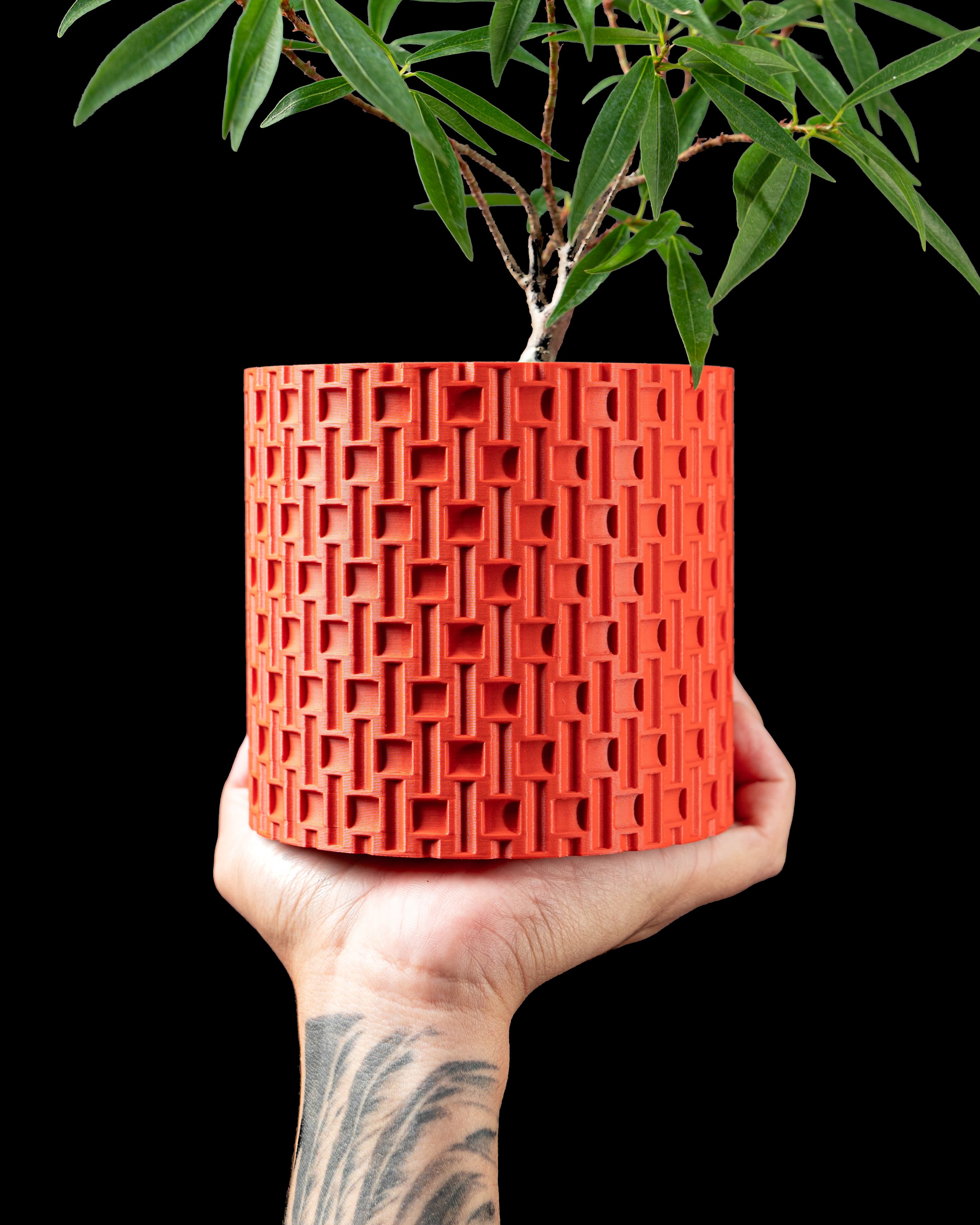 Tile Planter Pot
