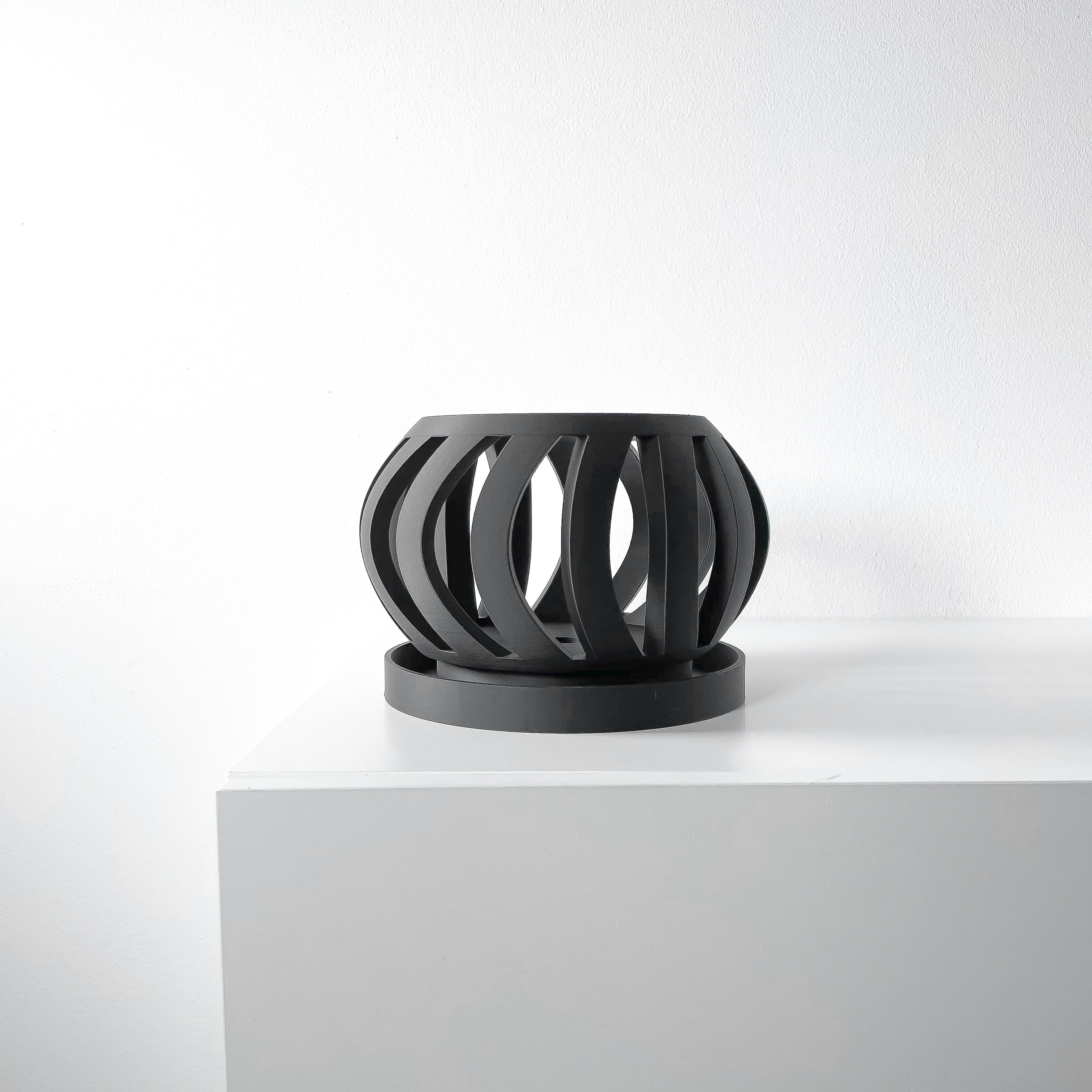The Oryx Orchid Planter Pot With Drainage Tray