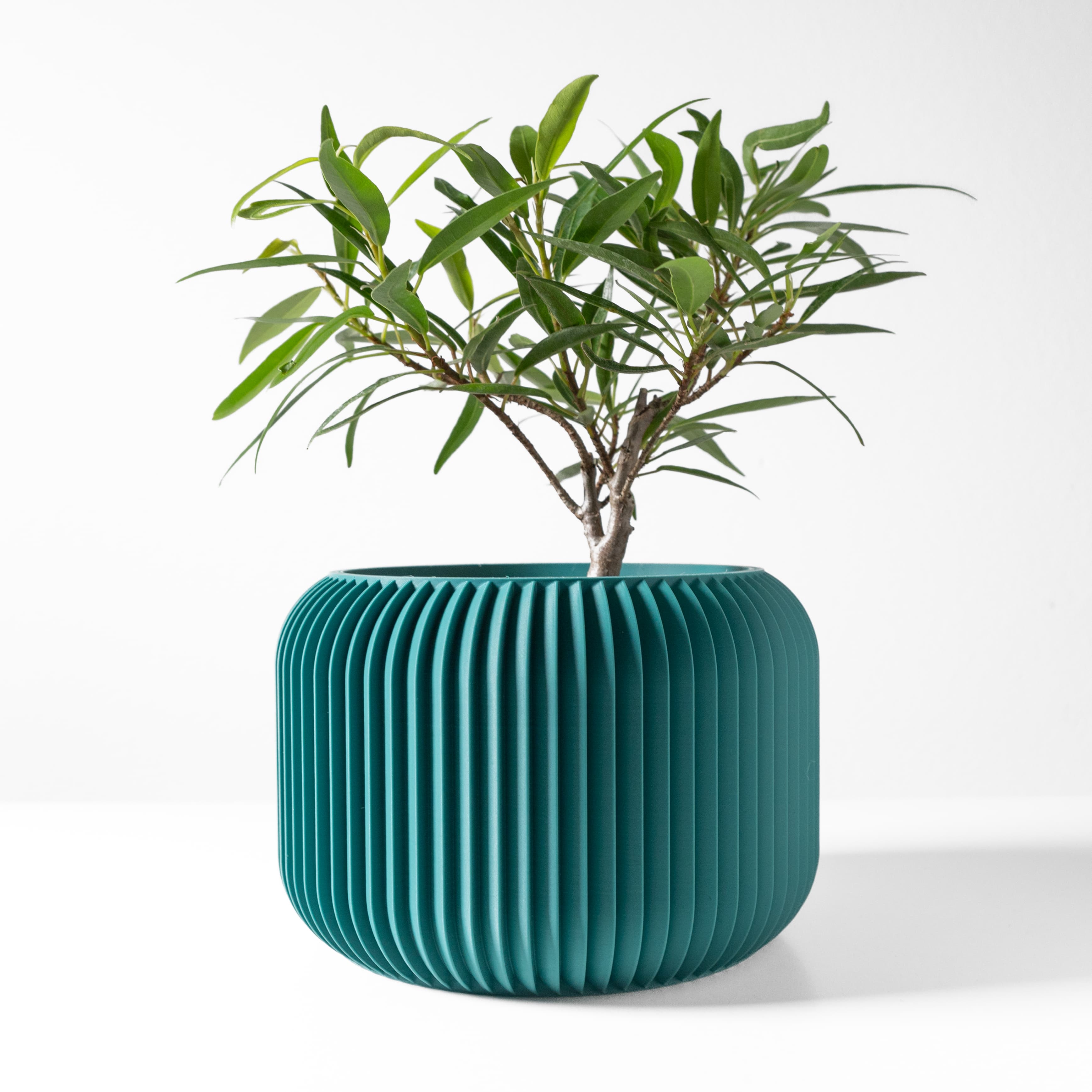 The Unis Planter Pot With Drainage Tray & Stand