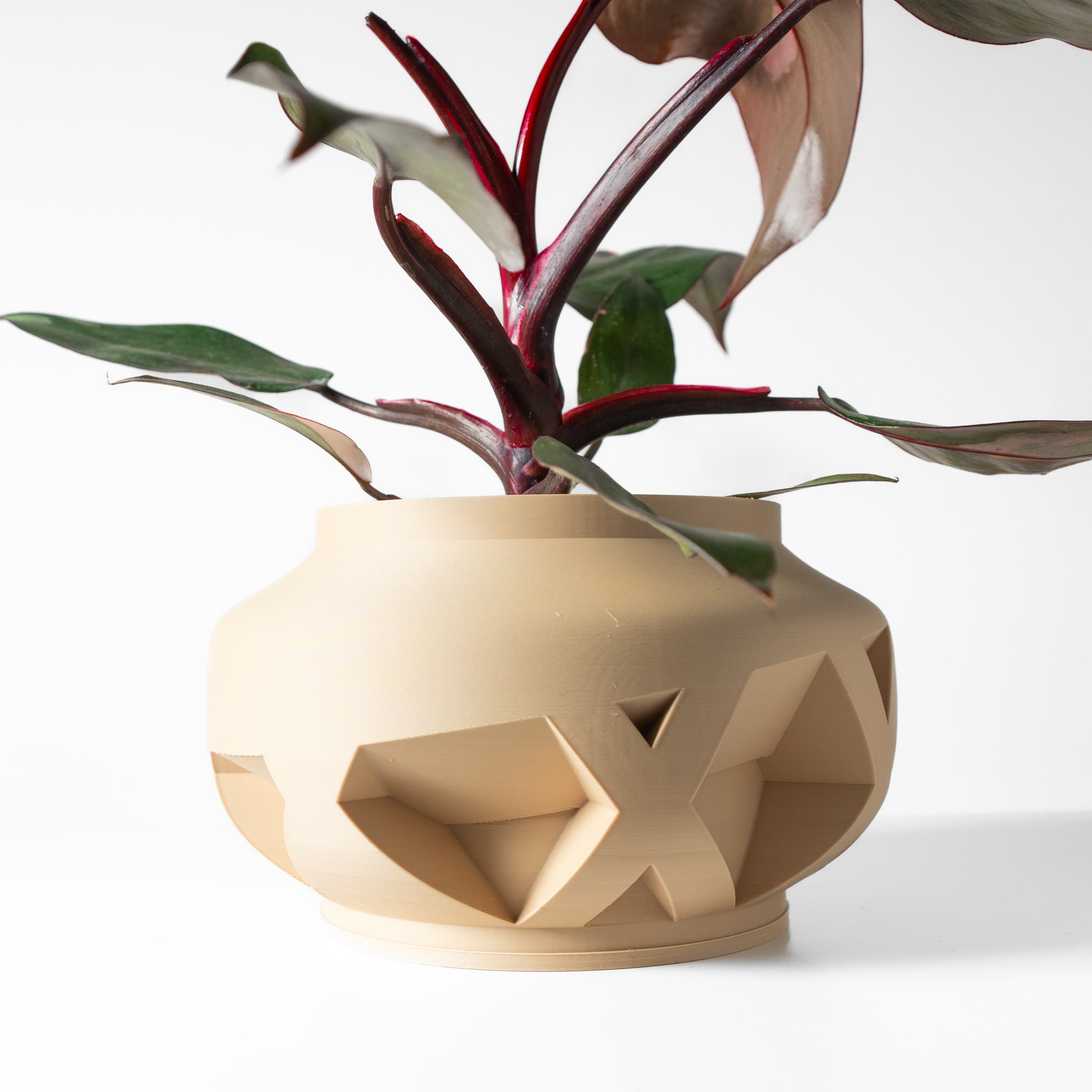 The Nomio Planter Pot With Drainage Tray & Stand