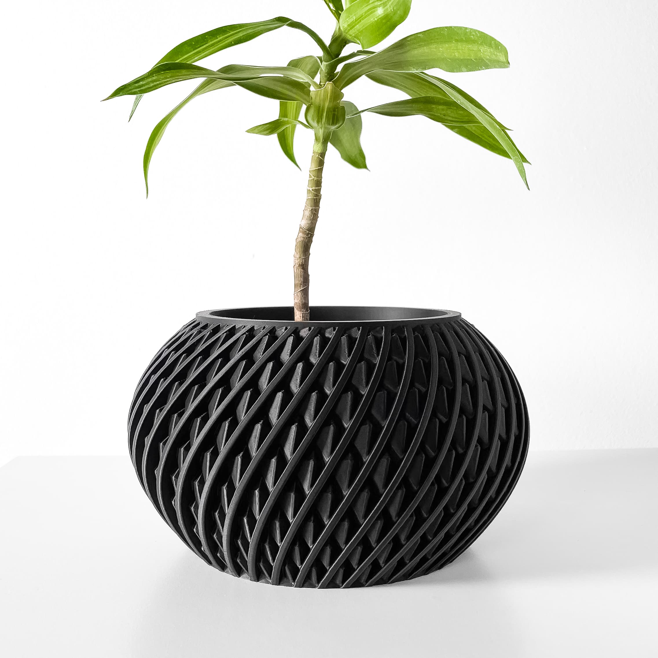 The Kio Planter Pot With Drainage Tray & Stand Included