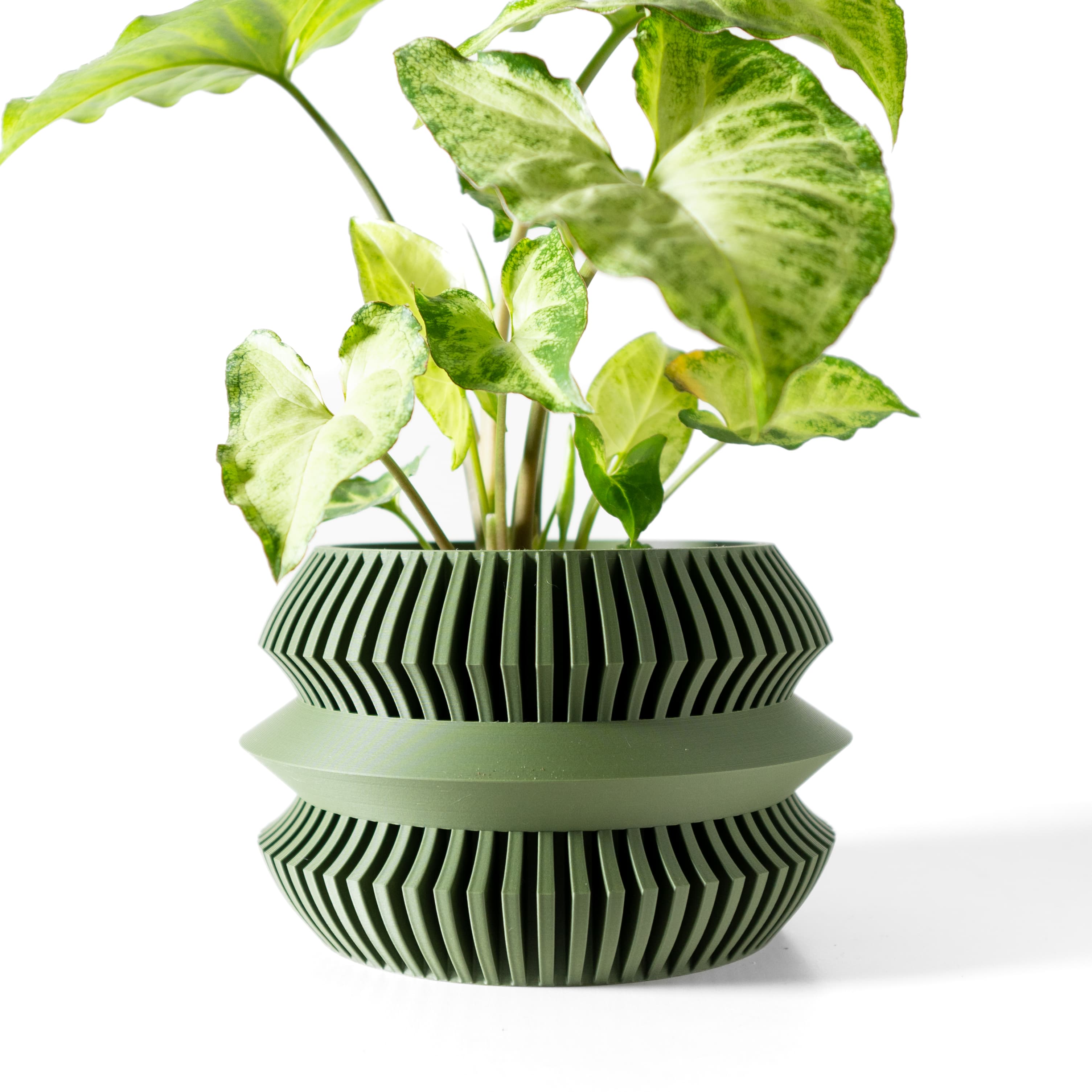 The Uldol Planter Pot With Drainage Tray & Stand