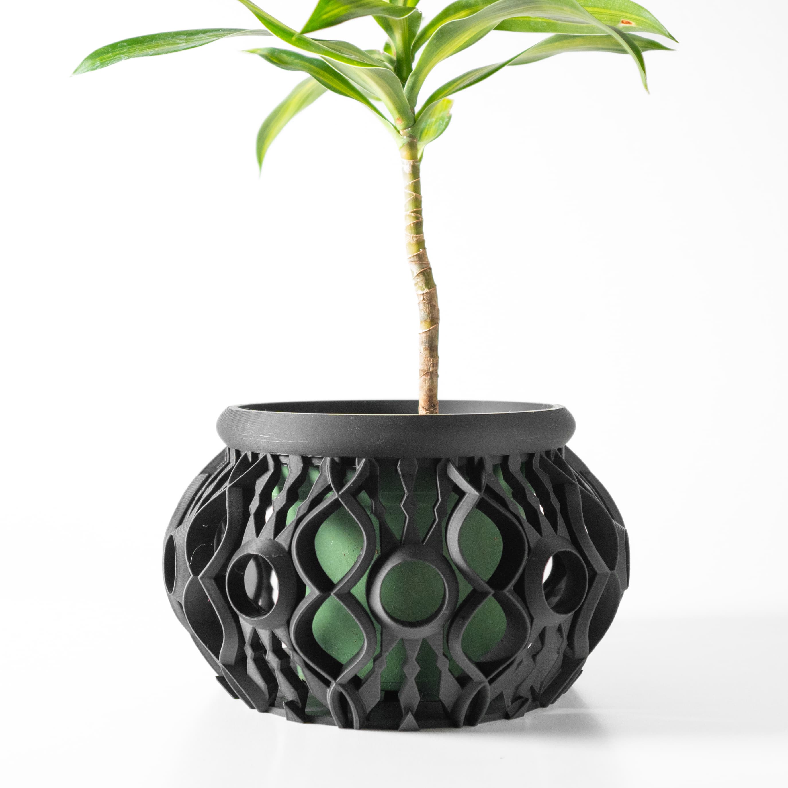 The Lyren Planter Pot & Orchid Pot Hybrid With Drainage Tray