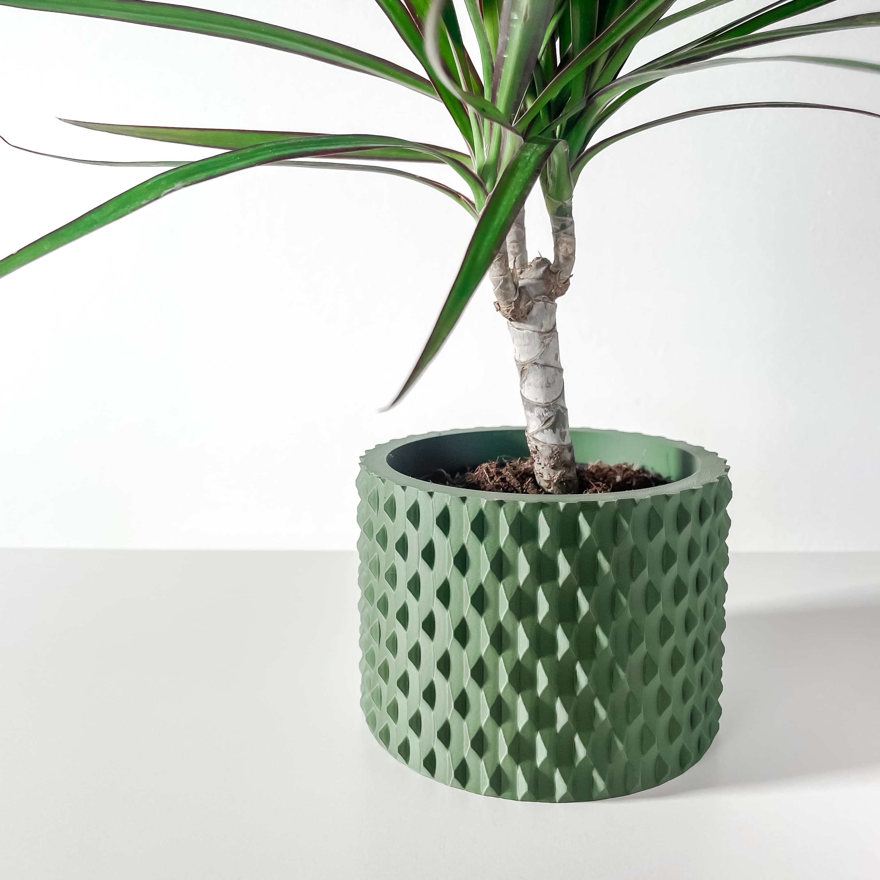 The Ondir Planter Pot With Drainage Tray & Stand Included