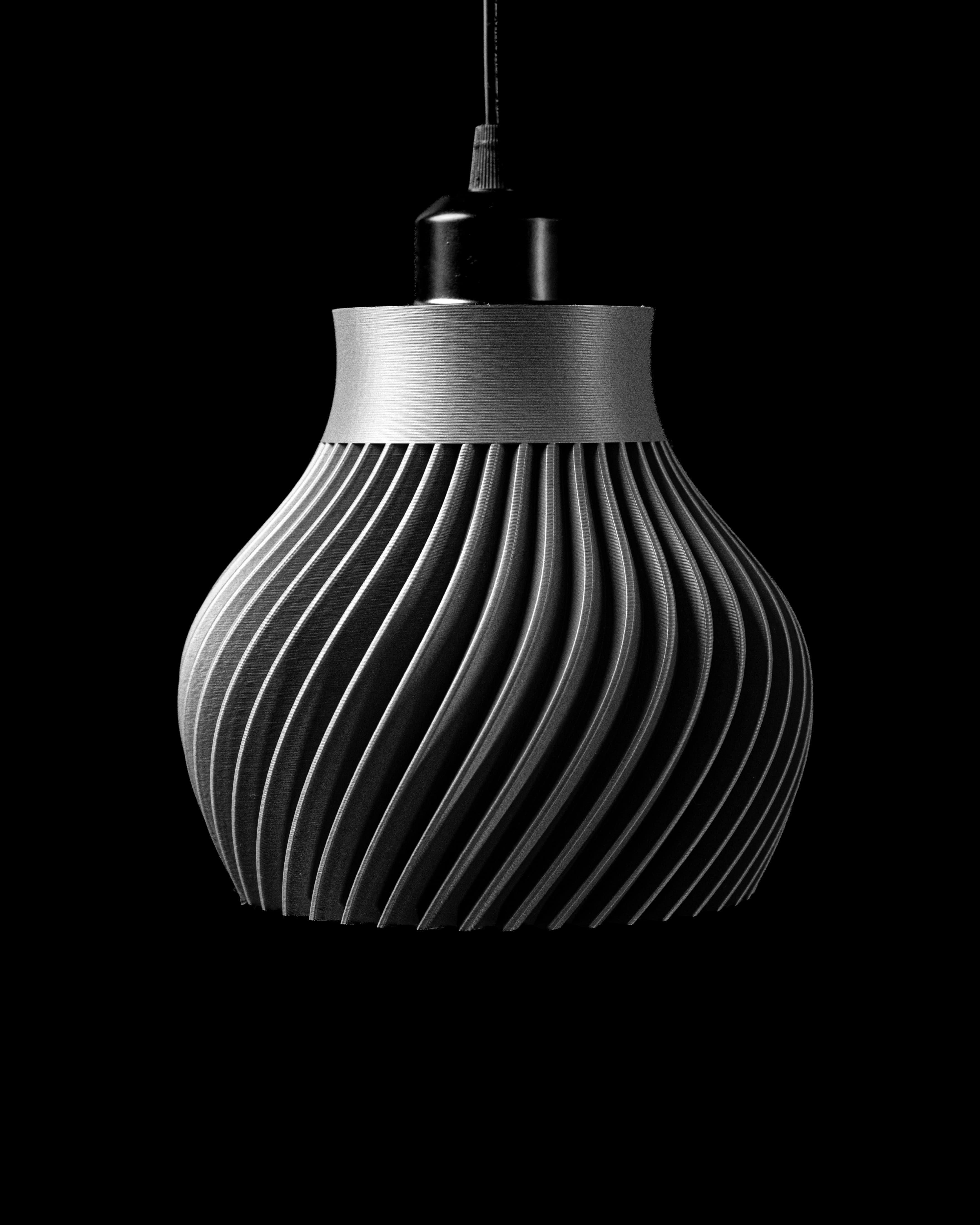 Ridged Pendant Lamp