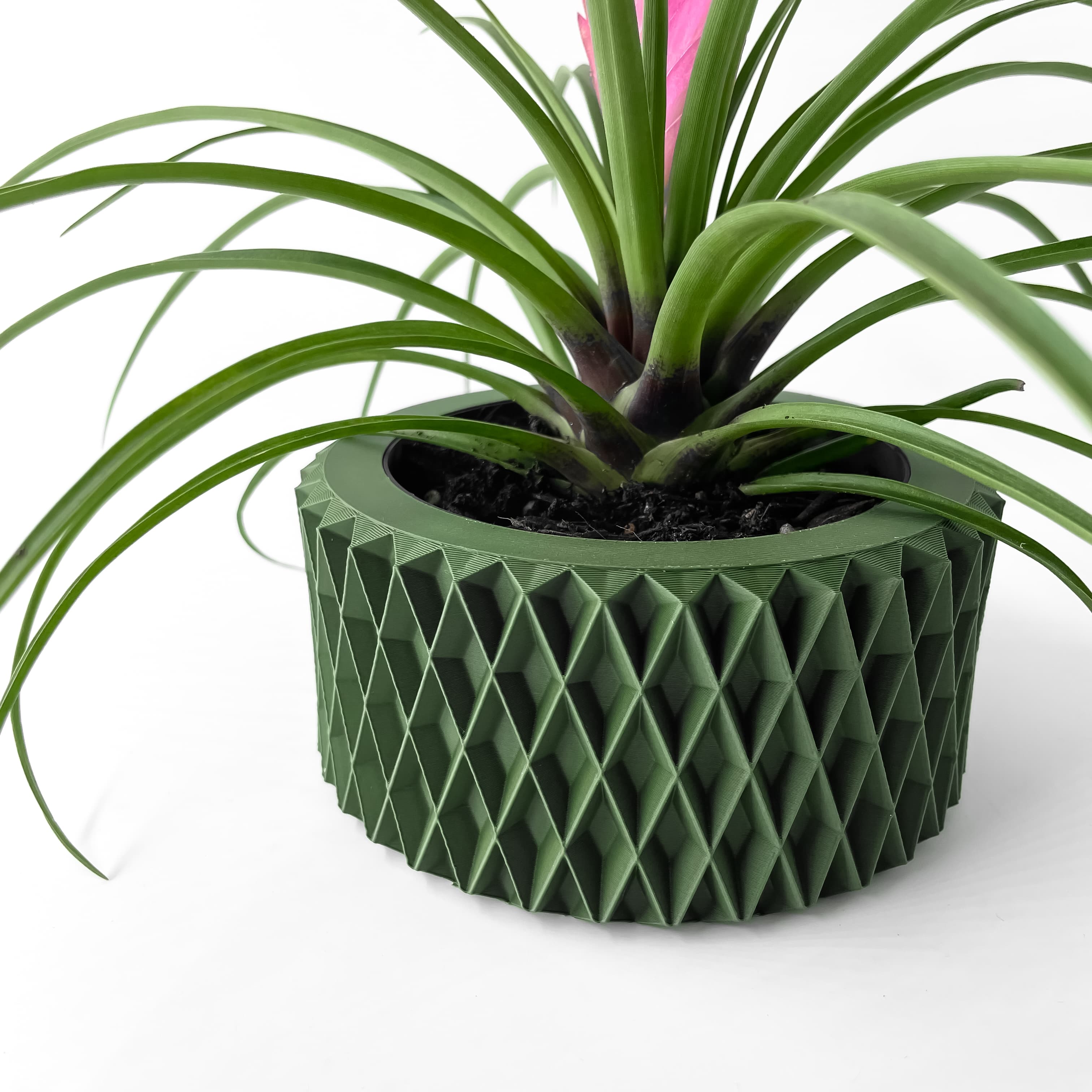 The Sarv Planter Pot With Drainage Tray & Stand Included