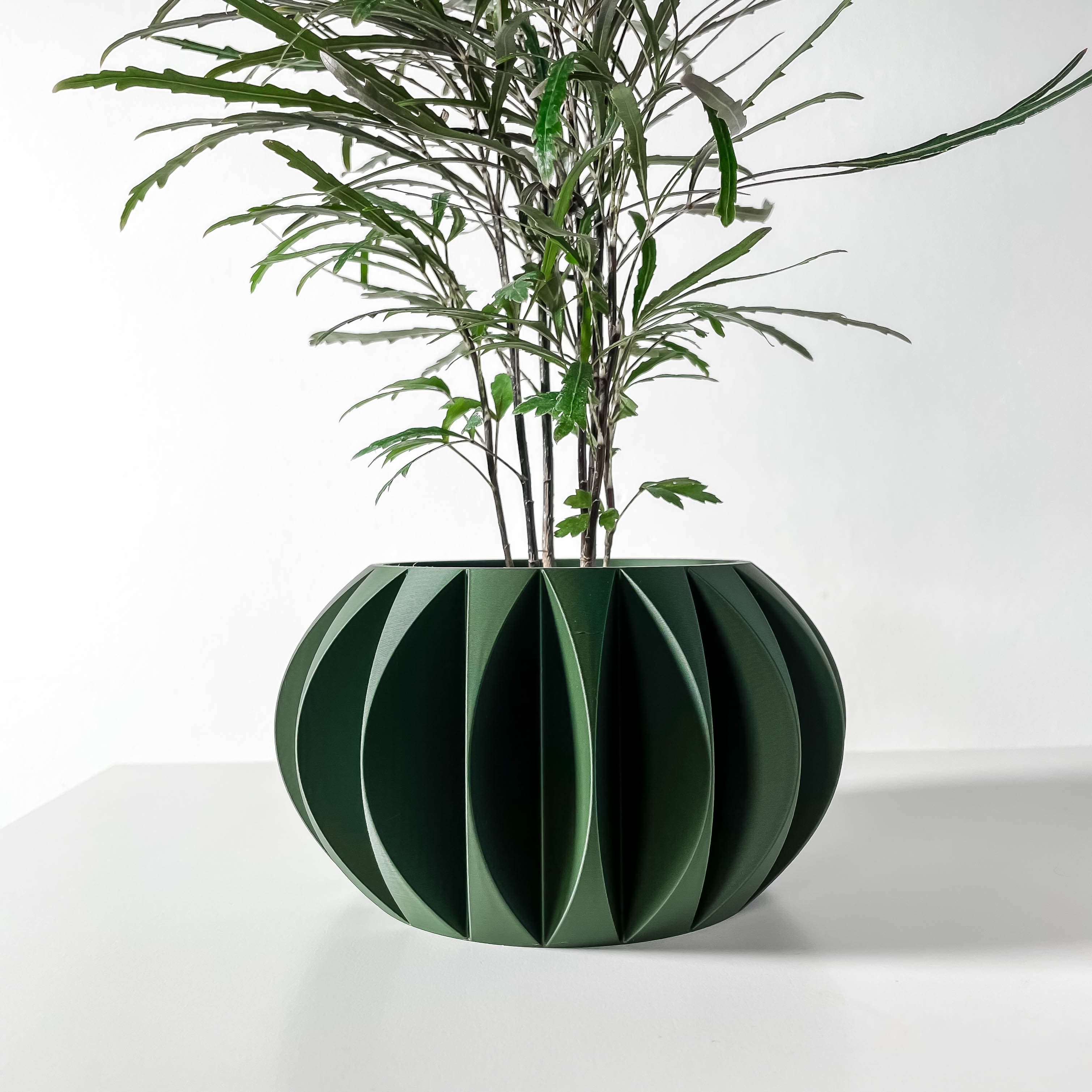 The Kire Planter Pot With Drainage Tray & Stand